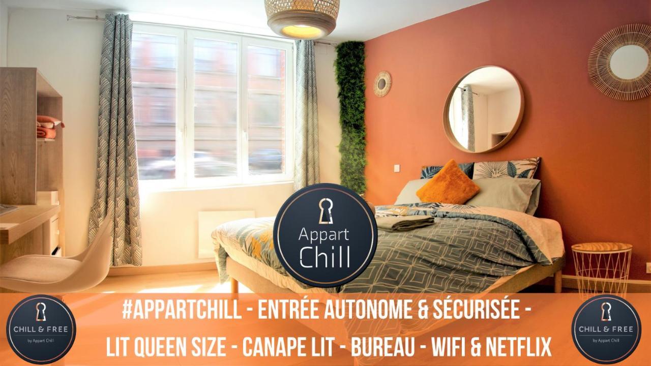 Appart Chill & Free - Proche Centre Valenciennes - Parking Gratuit Esterno foto